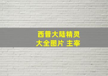 西普大陆精灵大全图片 主宰